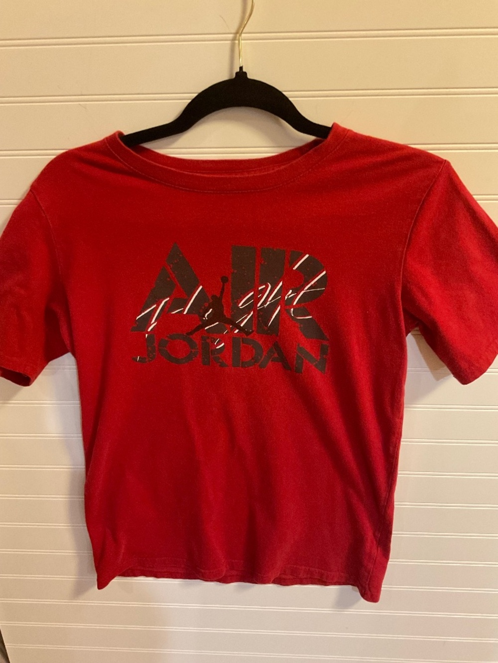 Michael Jordan Air Jordan Red T-Shirt Size: XL. Pre Owned